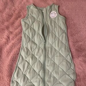 Green Quilted Sleep Sack Pajamas
